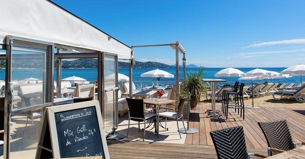 Hotel La Plage Sainte-Maxime Buitenkant foto